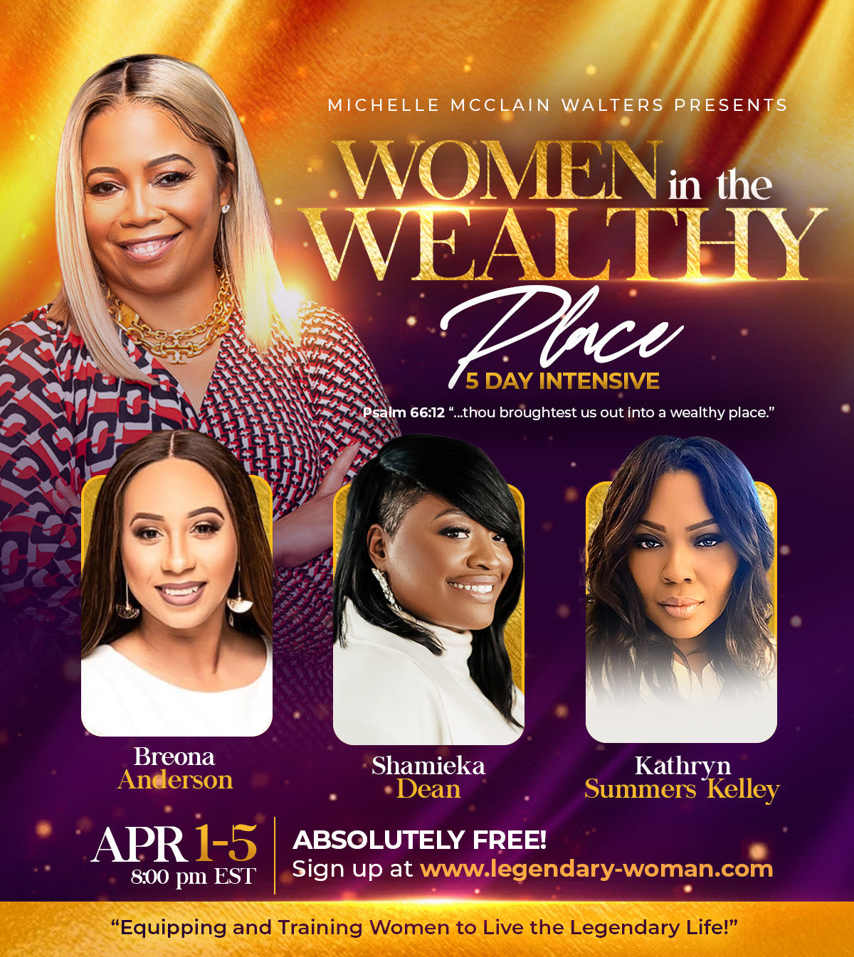 Women in the Wealthyplace 3 Day Intensive Replay