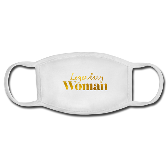 Legendary Woman Face Mask - white/white